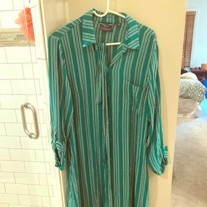 Anthropologie shirtdress with belt